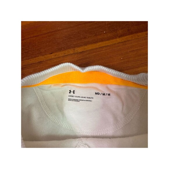 Under Armour Originators Heavyweight Short Sleeve Crew 1366413 White Mens Medium - Picture 4 of 8